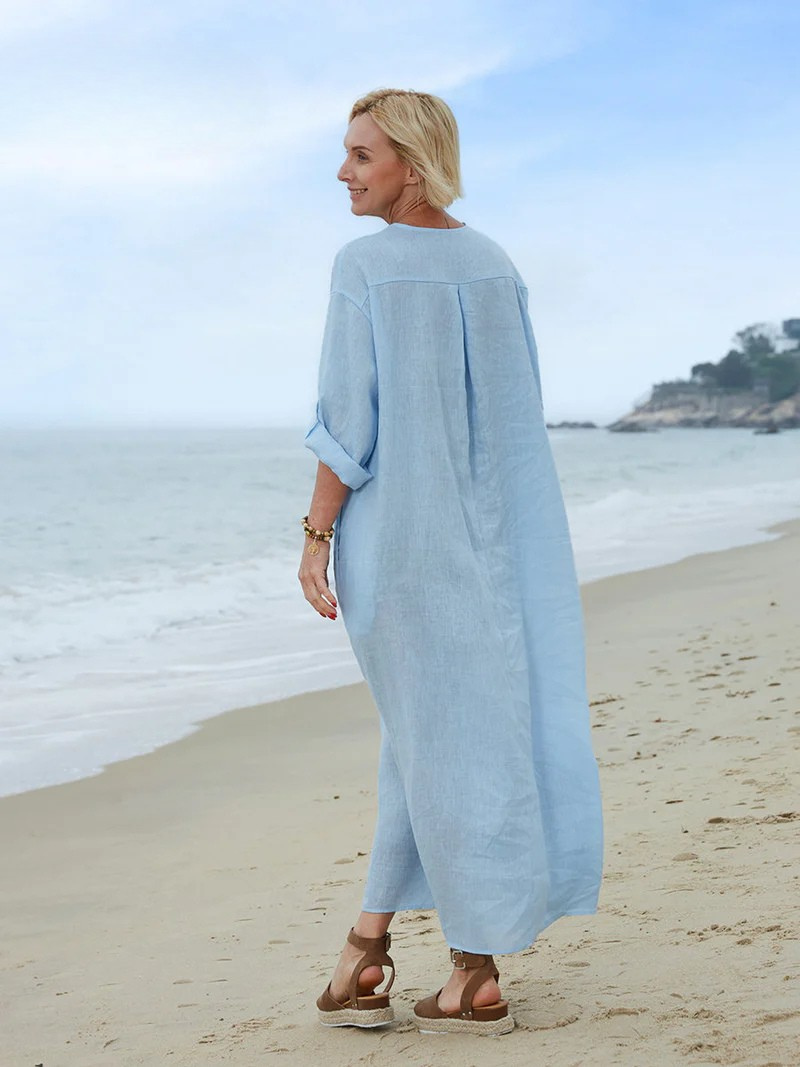 Women's Summer Maxi Dress - Flowy Comfort & Effortless Style